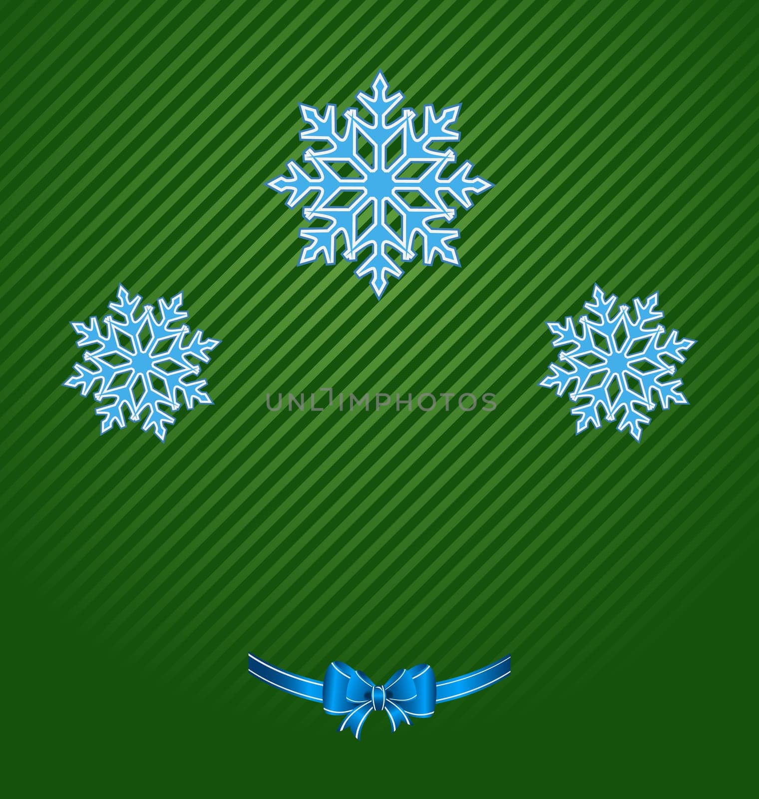 Illustration Christmas holiday background with snowflakes - vector