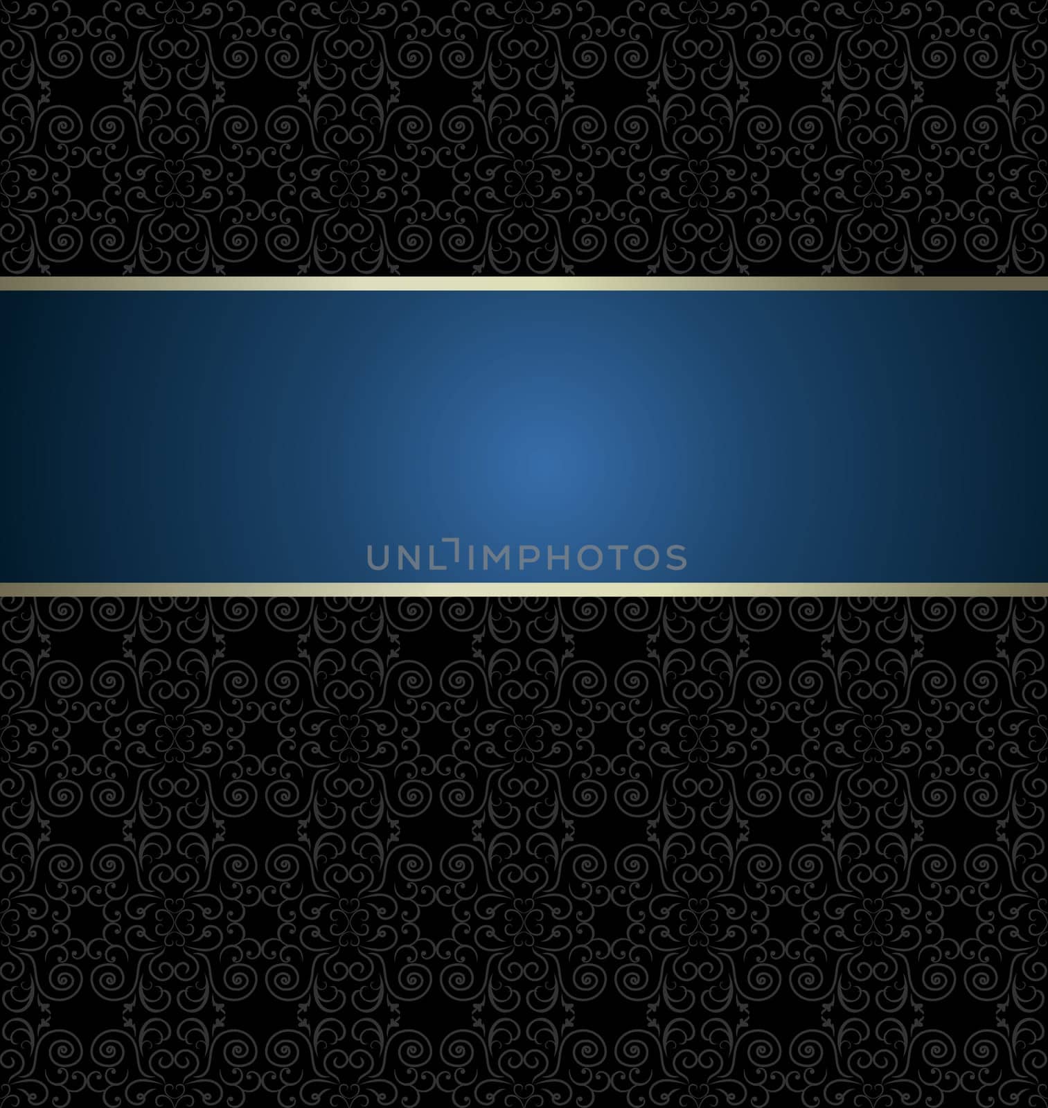 Illustration of luxurious invitation card - vector