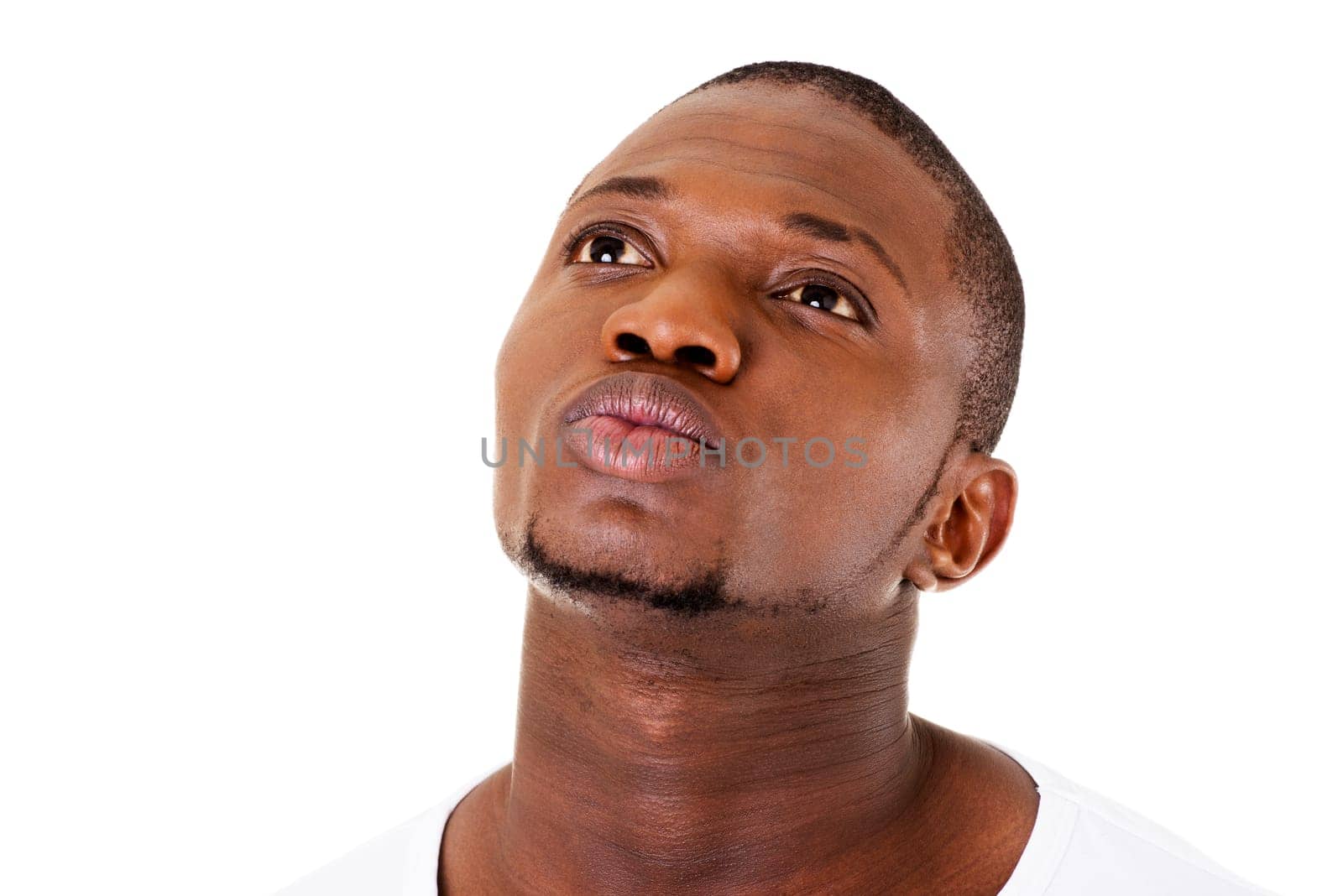 Man thinking about a problem