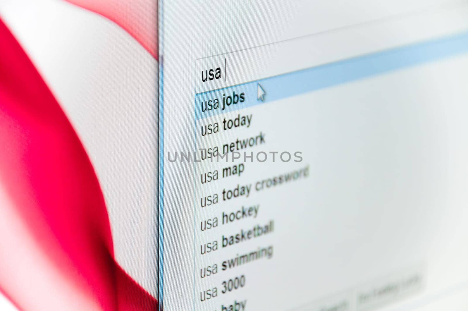 computer browser being used to search for usa jobs on internet (copyright of background image belongs to me)