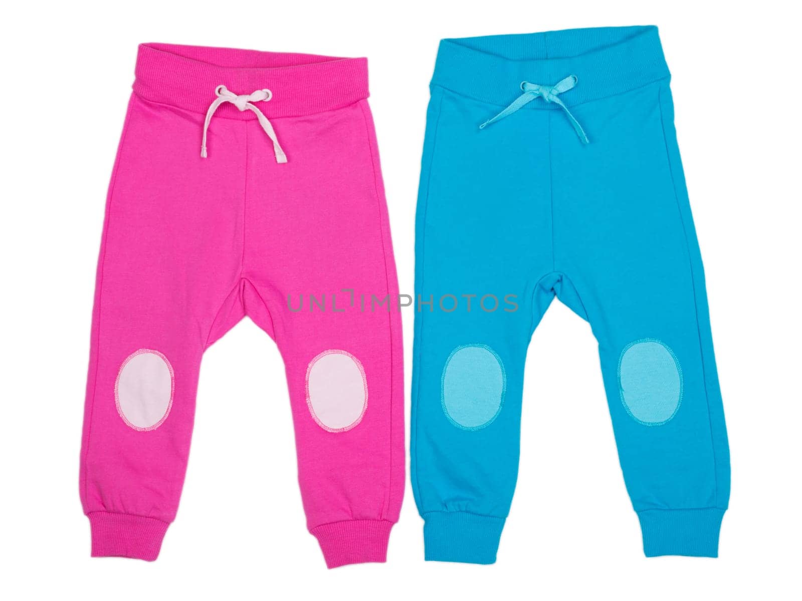 children's trousers isolated on white