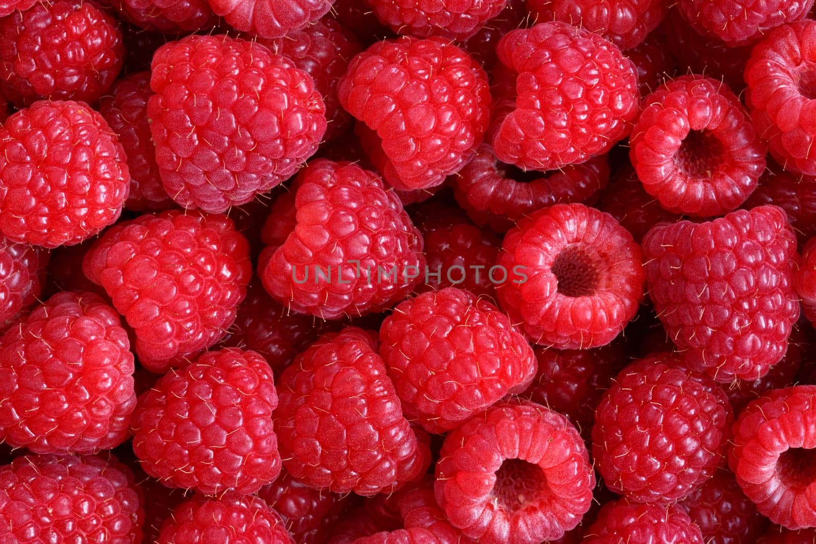 raspberries background