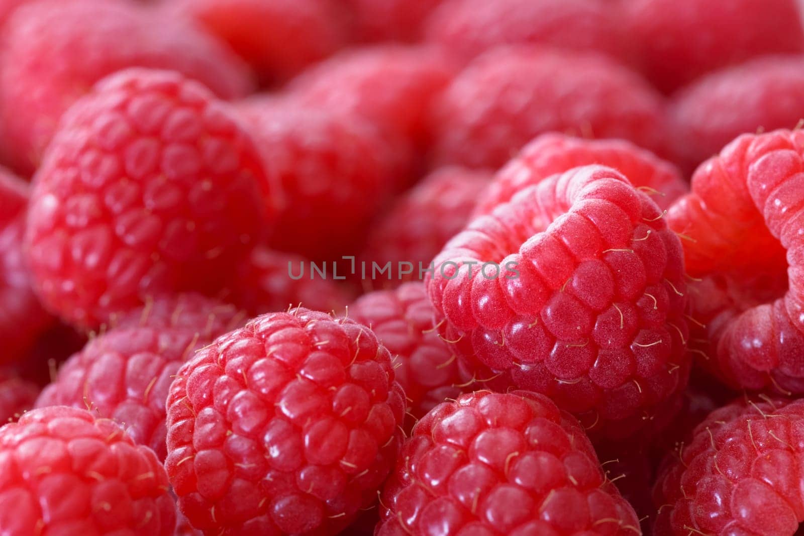 raspberries background