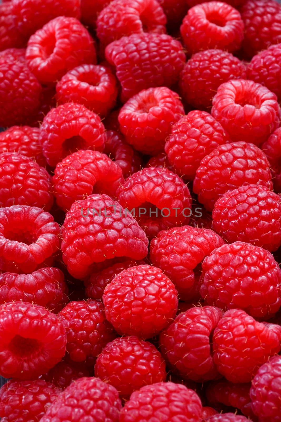 raspberries background
