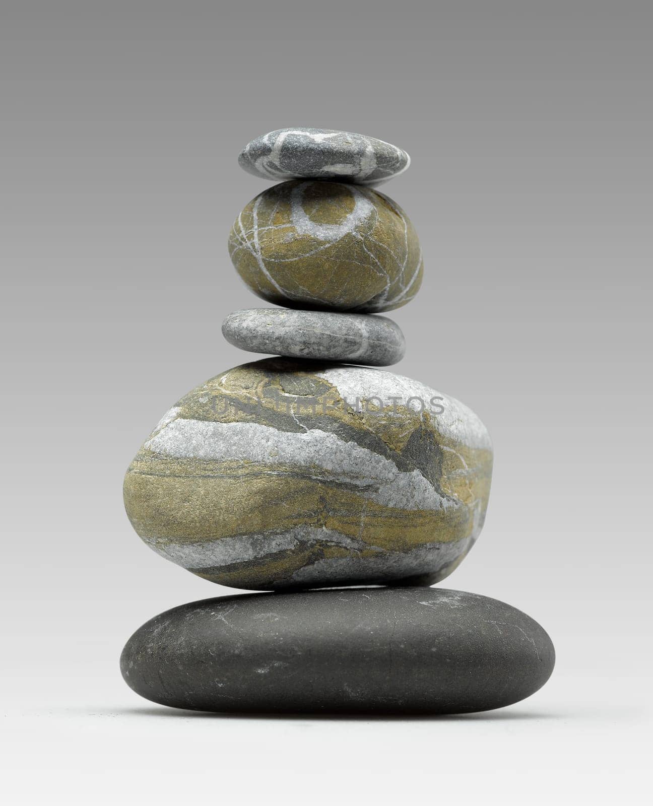 Pile of pebbles - zen look