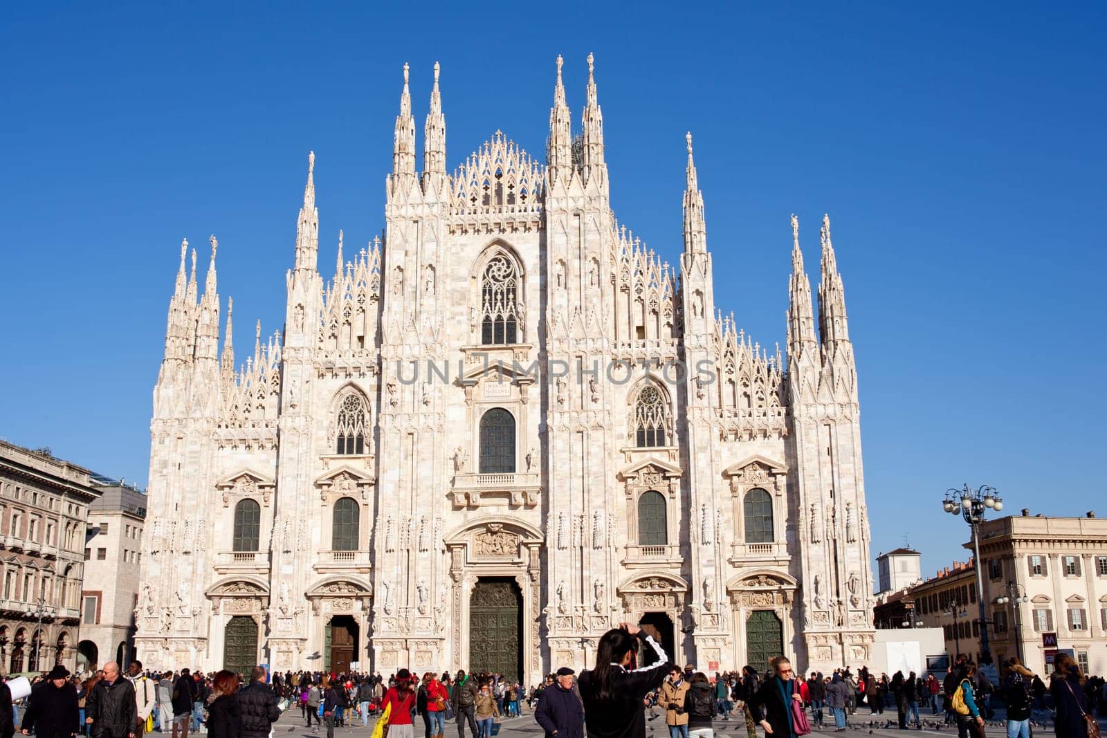 View of the Duomo di Milano - Milan Cathedral, Italy