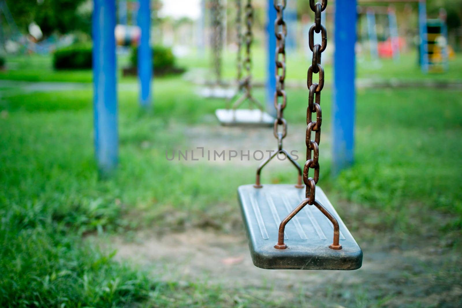 Swings, a playground for kids who like to play.
