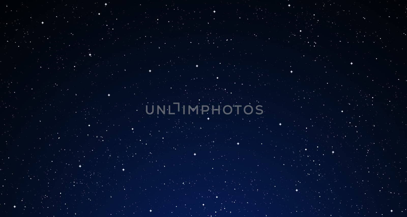 A starry night sky.
