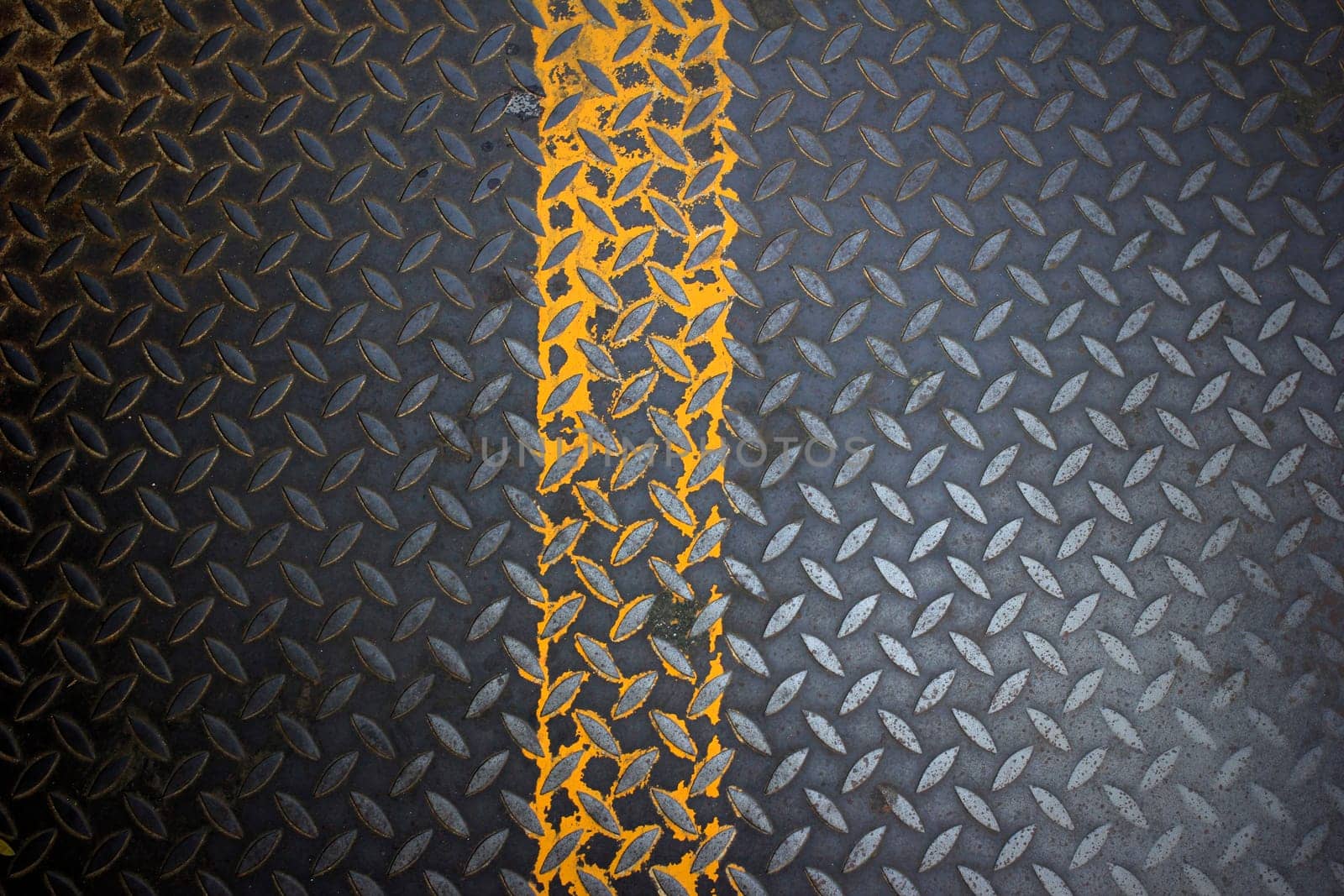 Metal background streets.