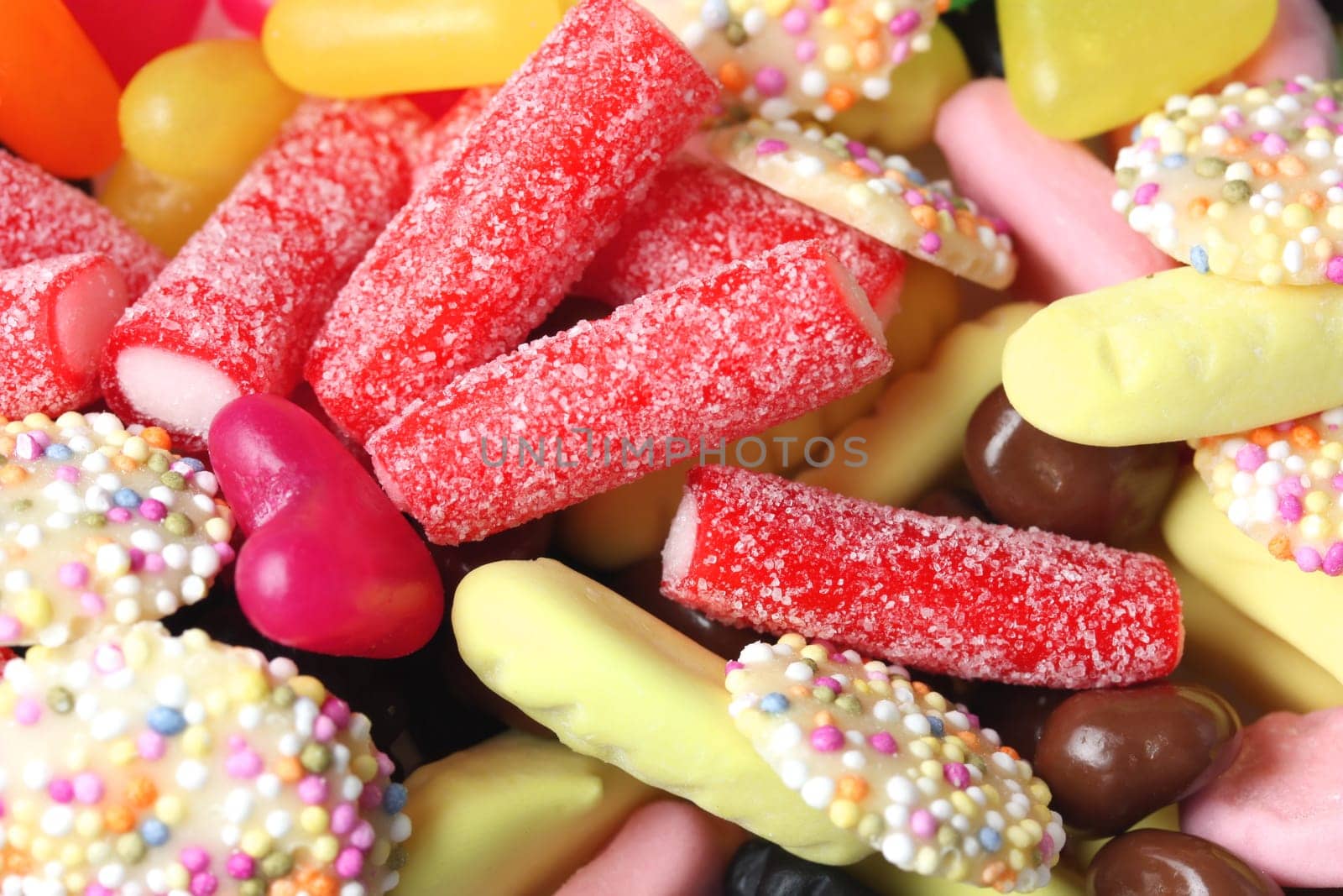 Sweets and candy mix