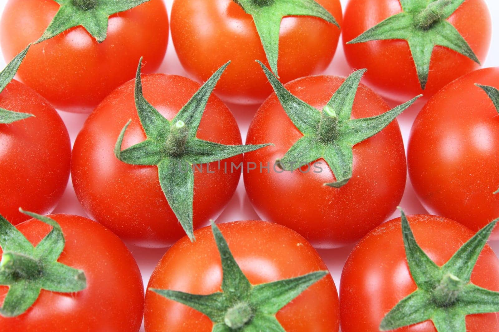 Baby tomatoes in a group