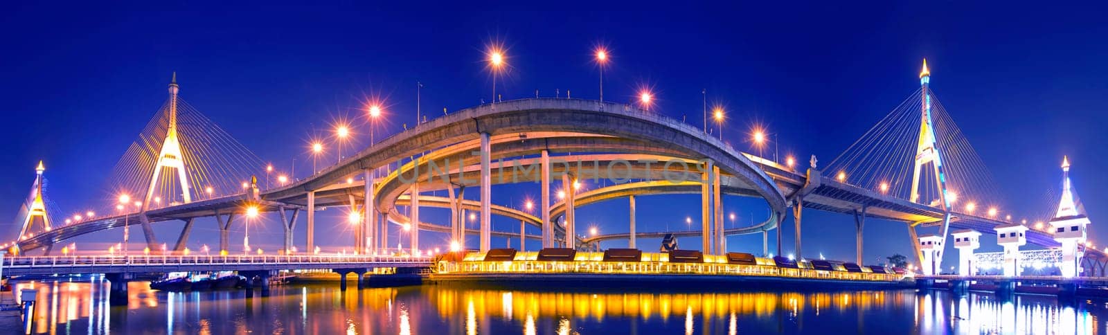 Bhumibol Bridge, Bangkok, Thailand