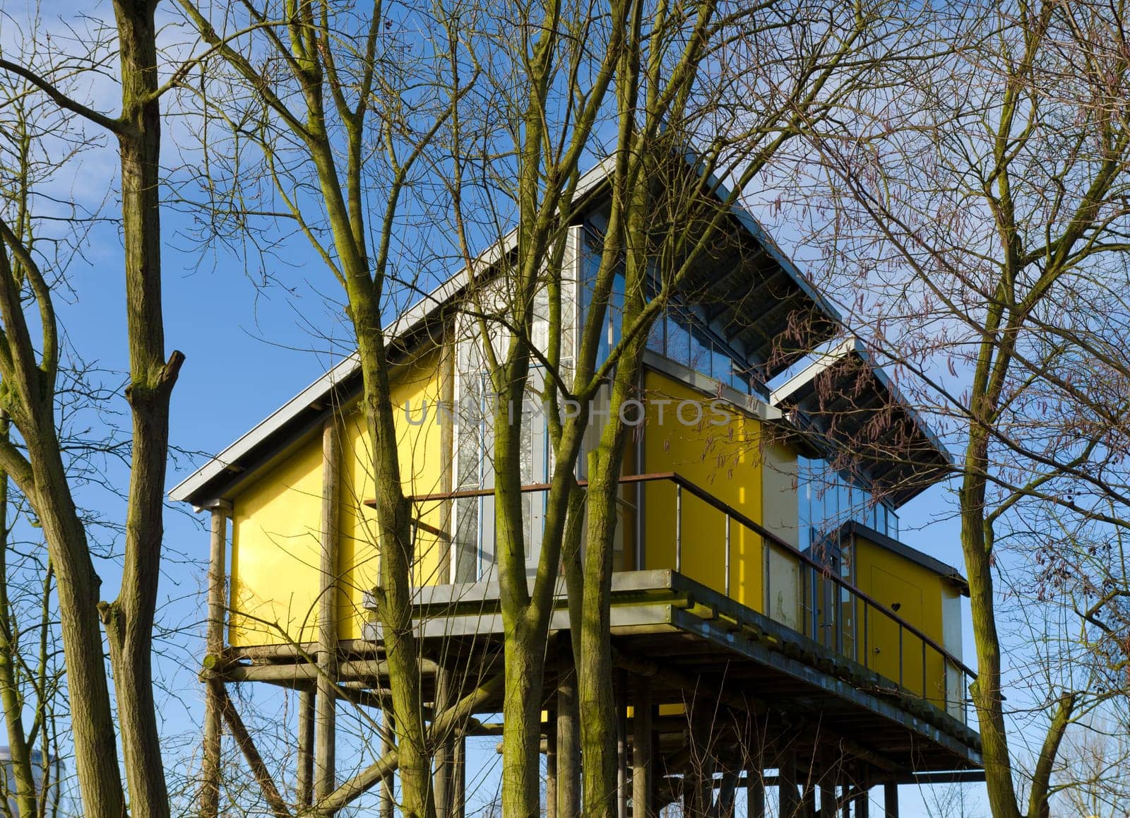 modern experimental houses in Almere, Netherlands. It's a street with 17 price winning designs of houses with the theme "temporary living""."