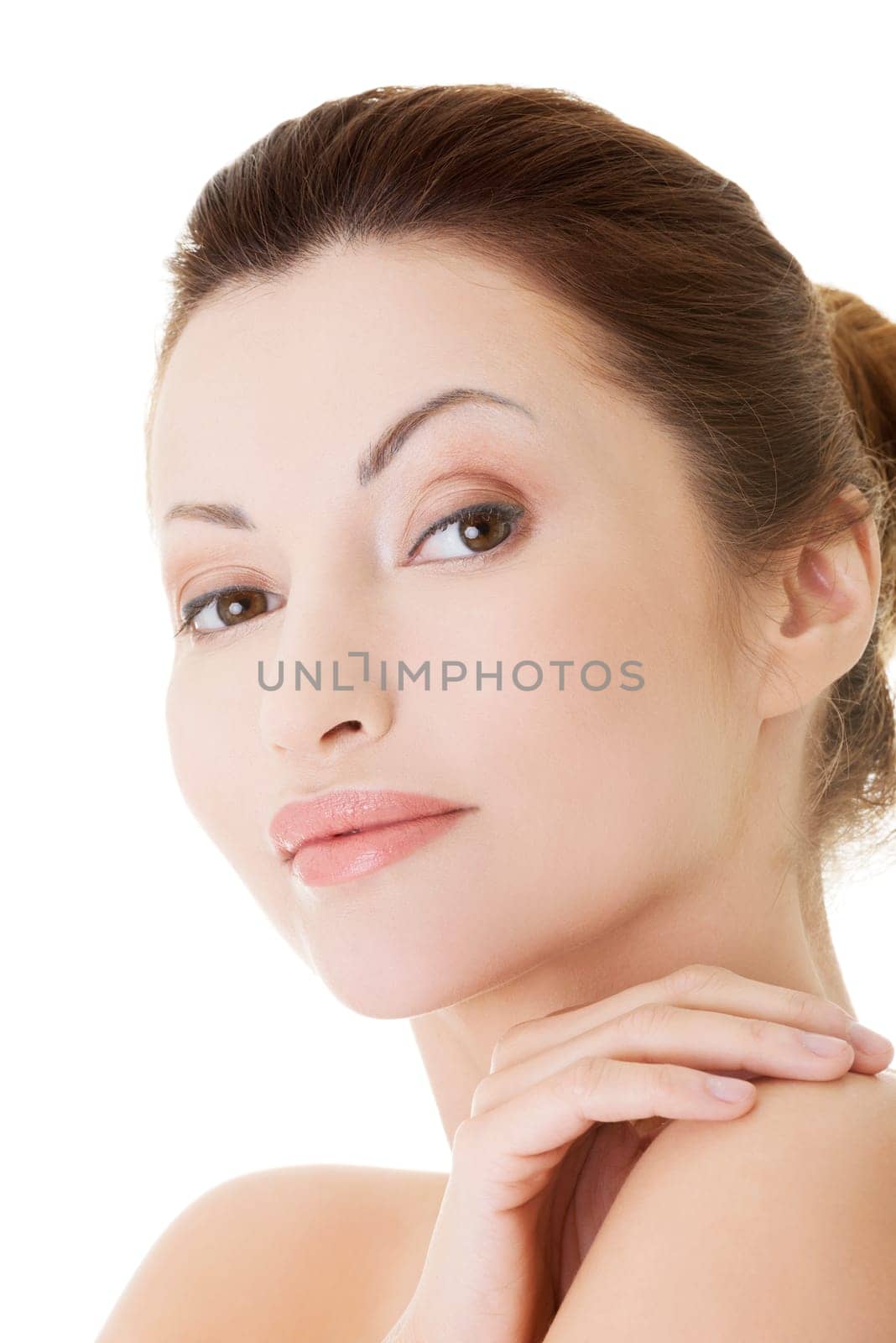 Beautiful spa woman, with healthy clean skin
