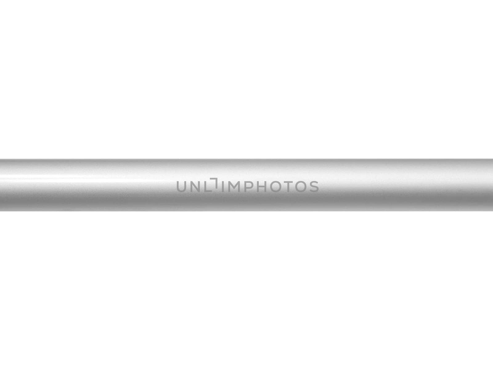 Metal bars isolated against a white background