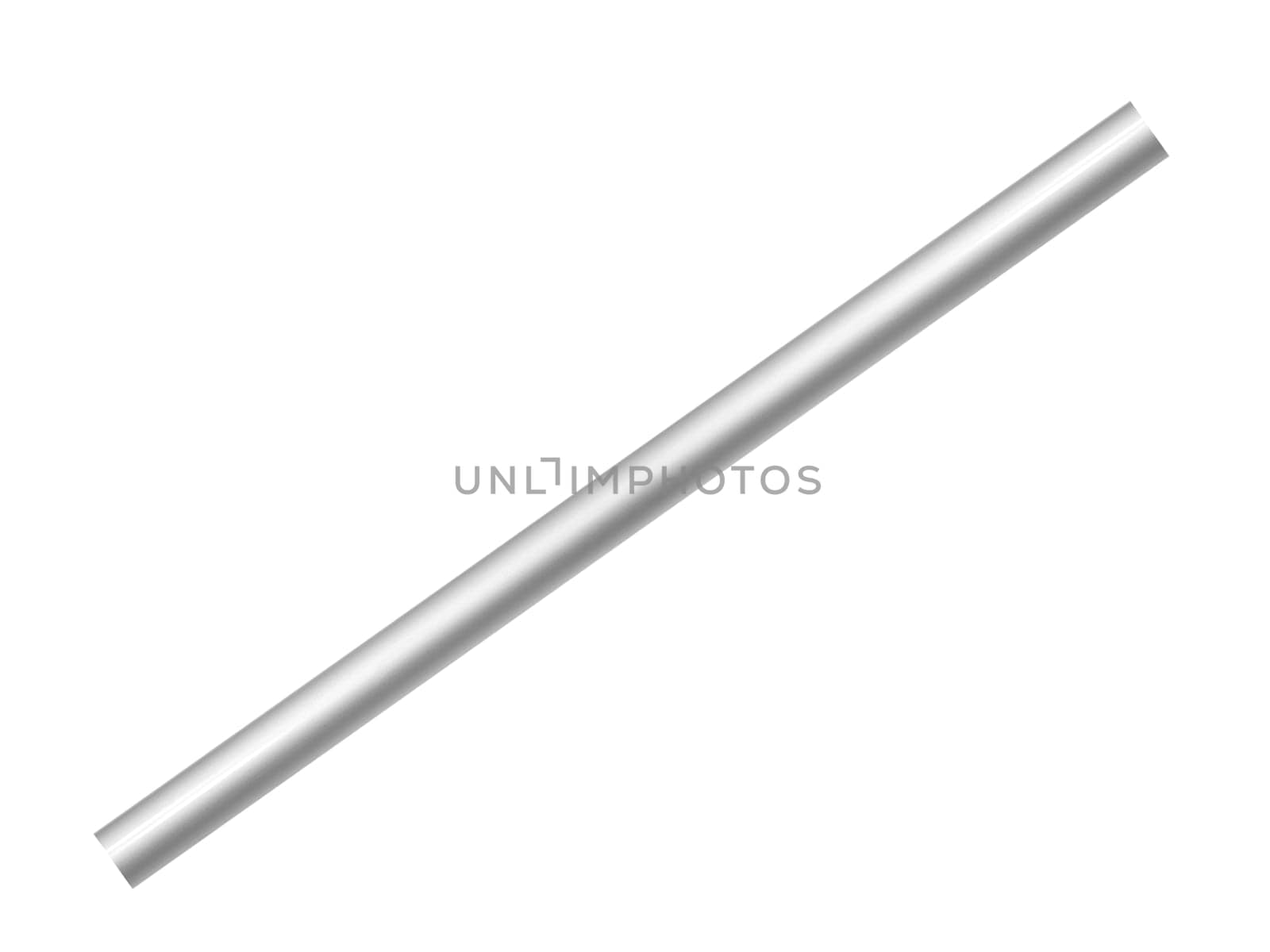 Metal bars isolated against a white background