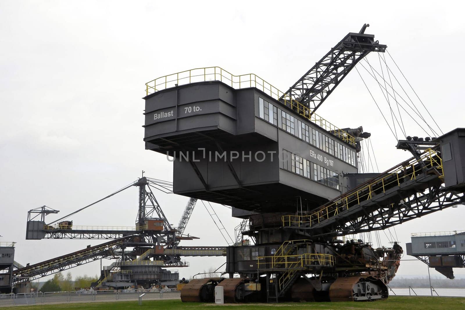 Coal excavator in an open-cast mine