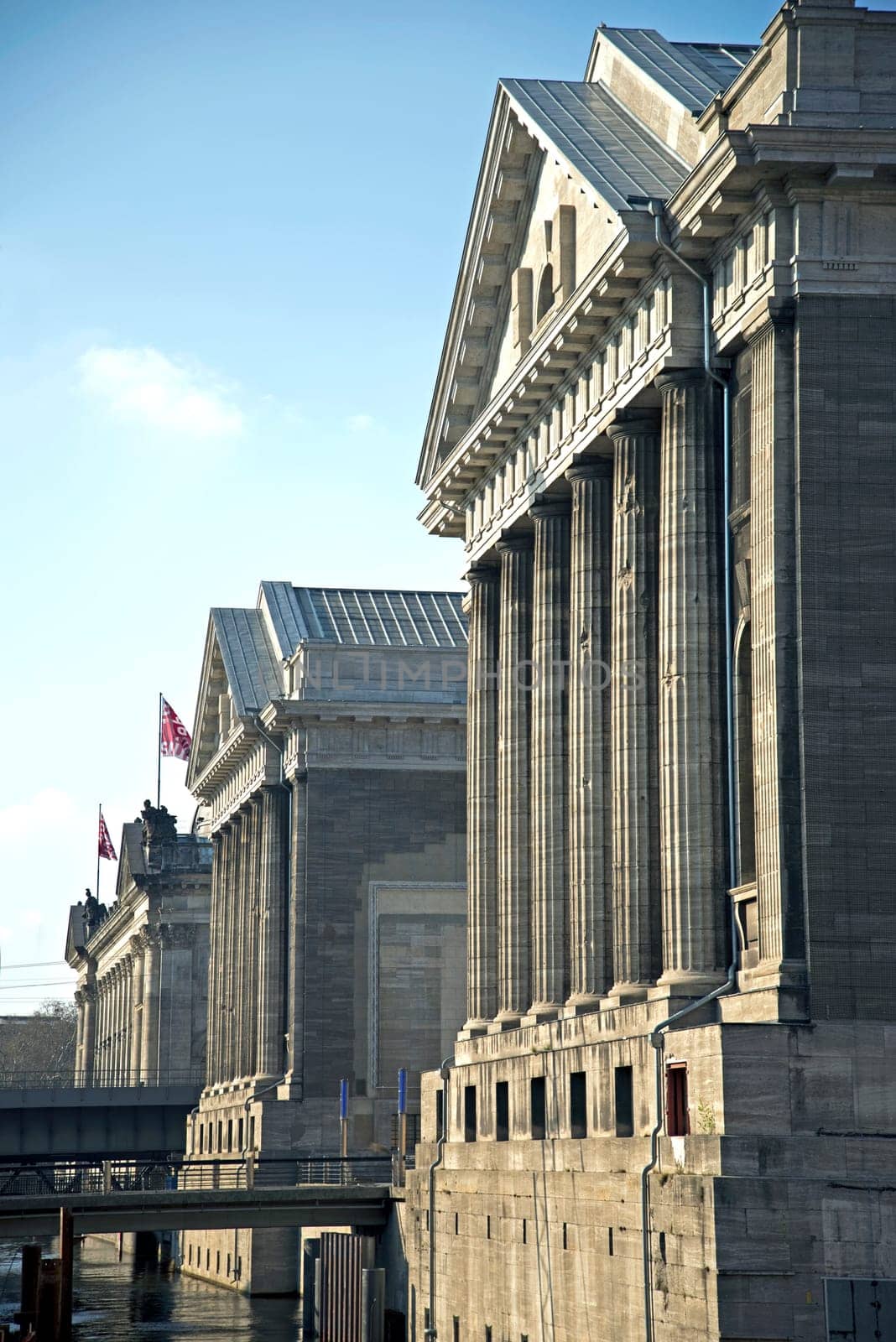 Architectural details of the Museum Island in Berlin