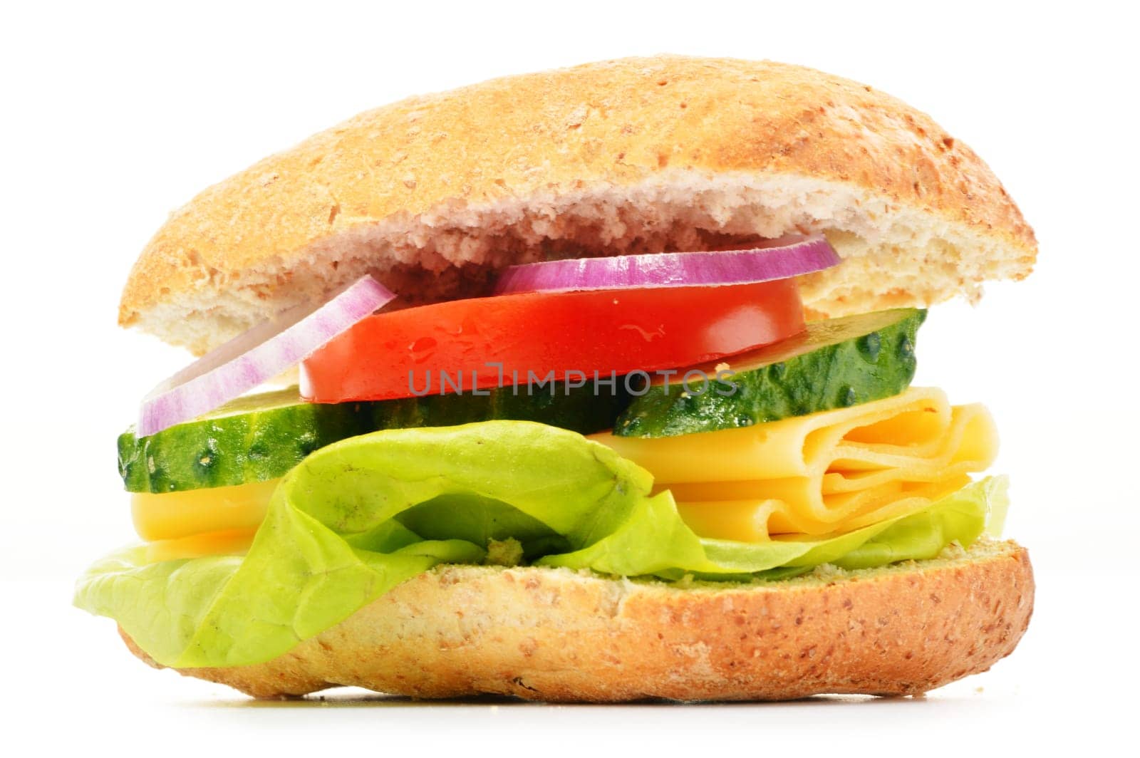 Sandwich isolated on white background