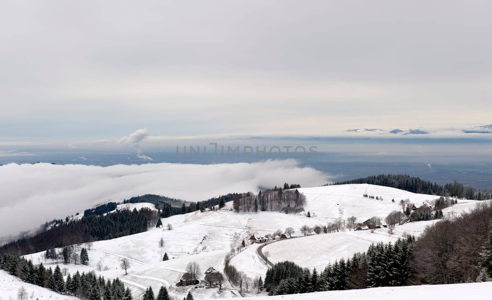 Winter landscape in the Black Forest