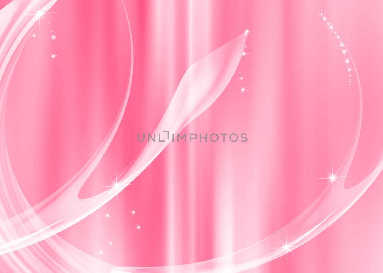 Abstract curve with pink background