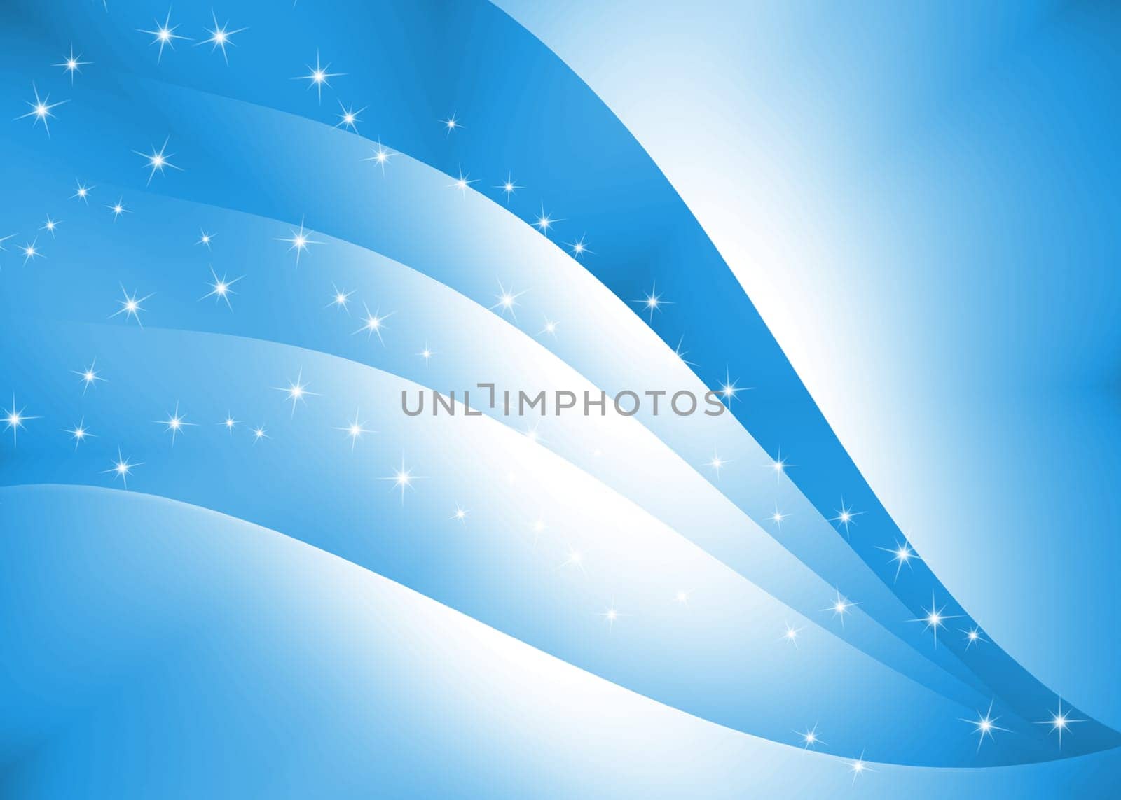 Abstract curve texture with blue sky background