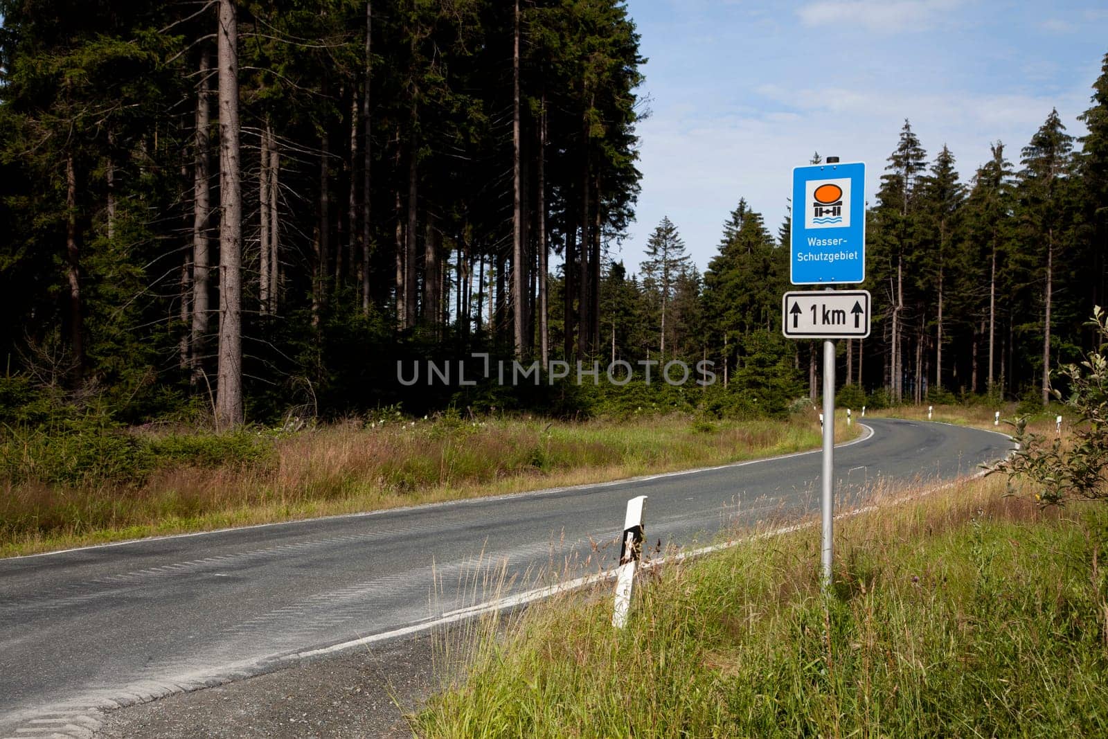 Water protection area on the Waldstein