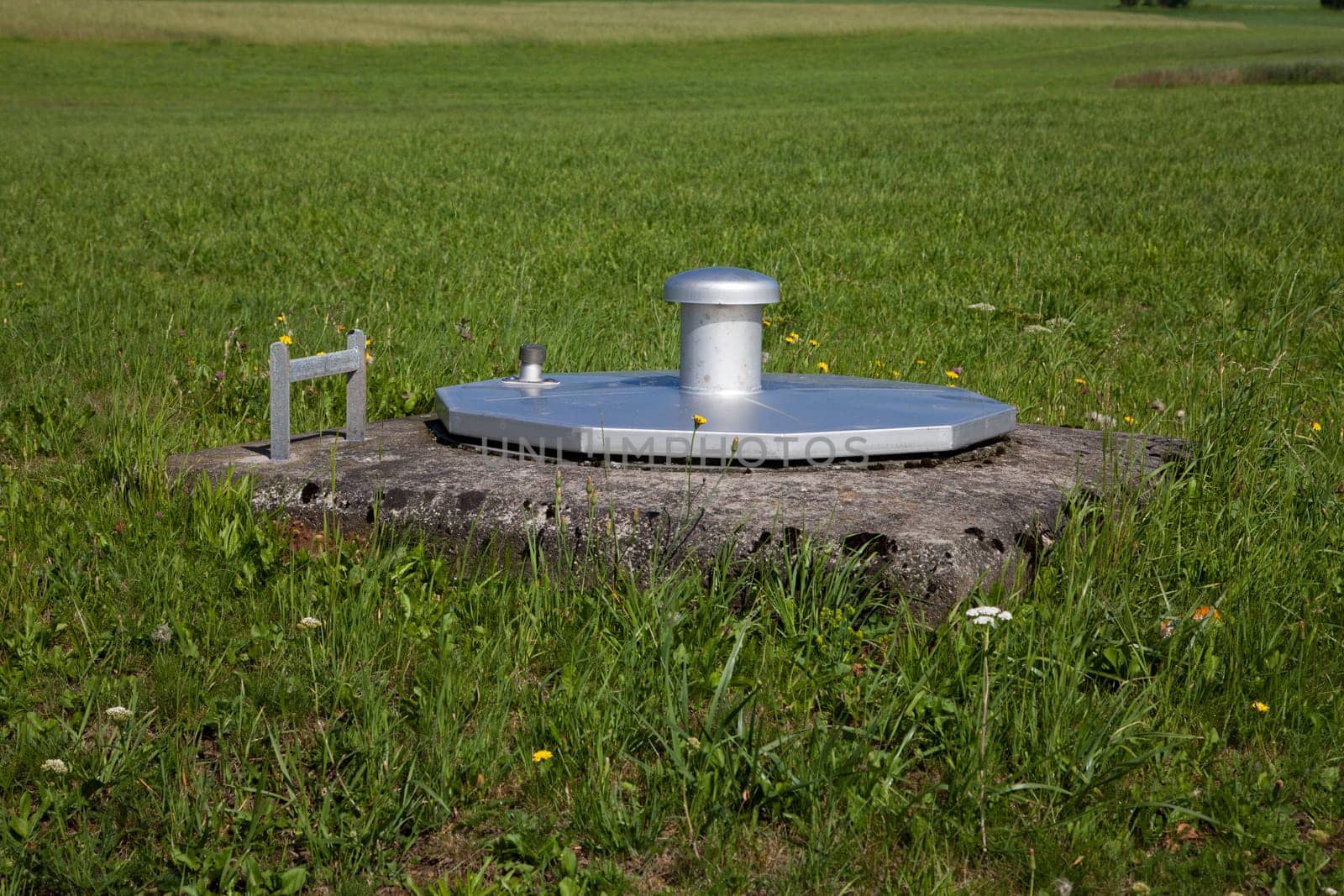 Spring catchment in the water protection area