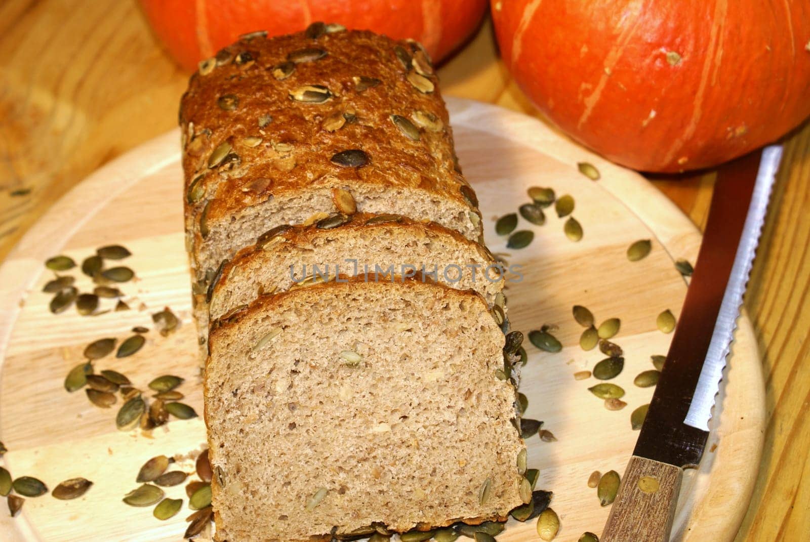Pumpkin seed bread