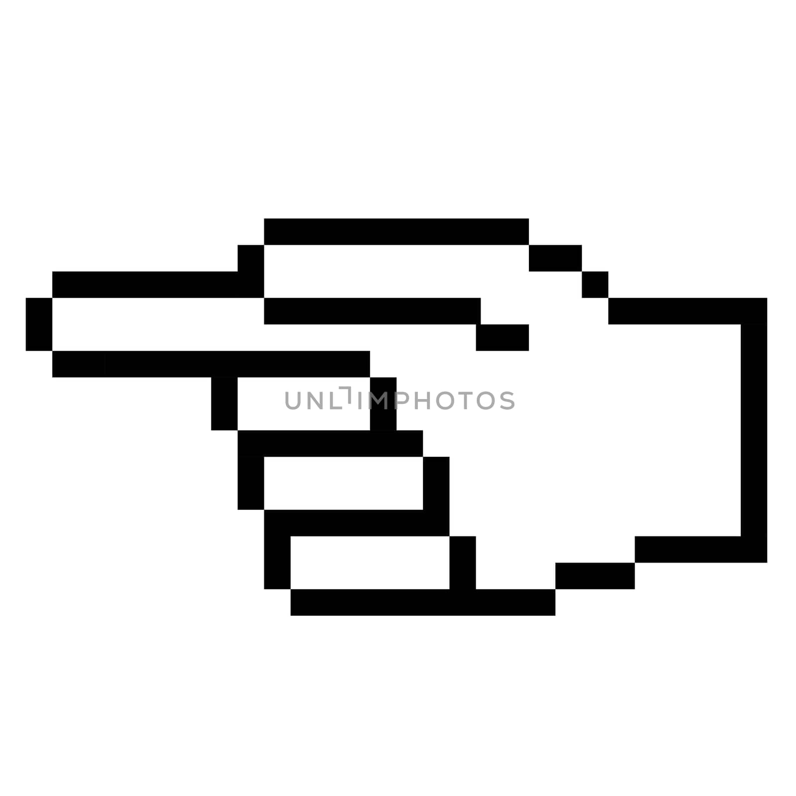 Pixel Graphics Hand - Index Finger