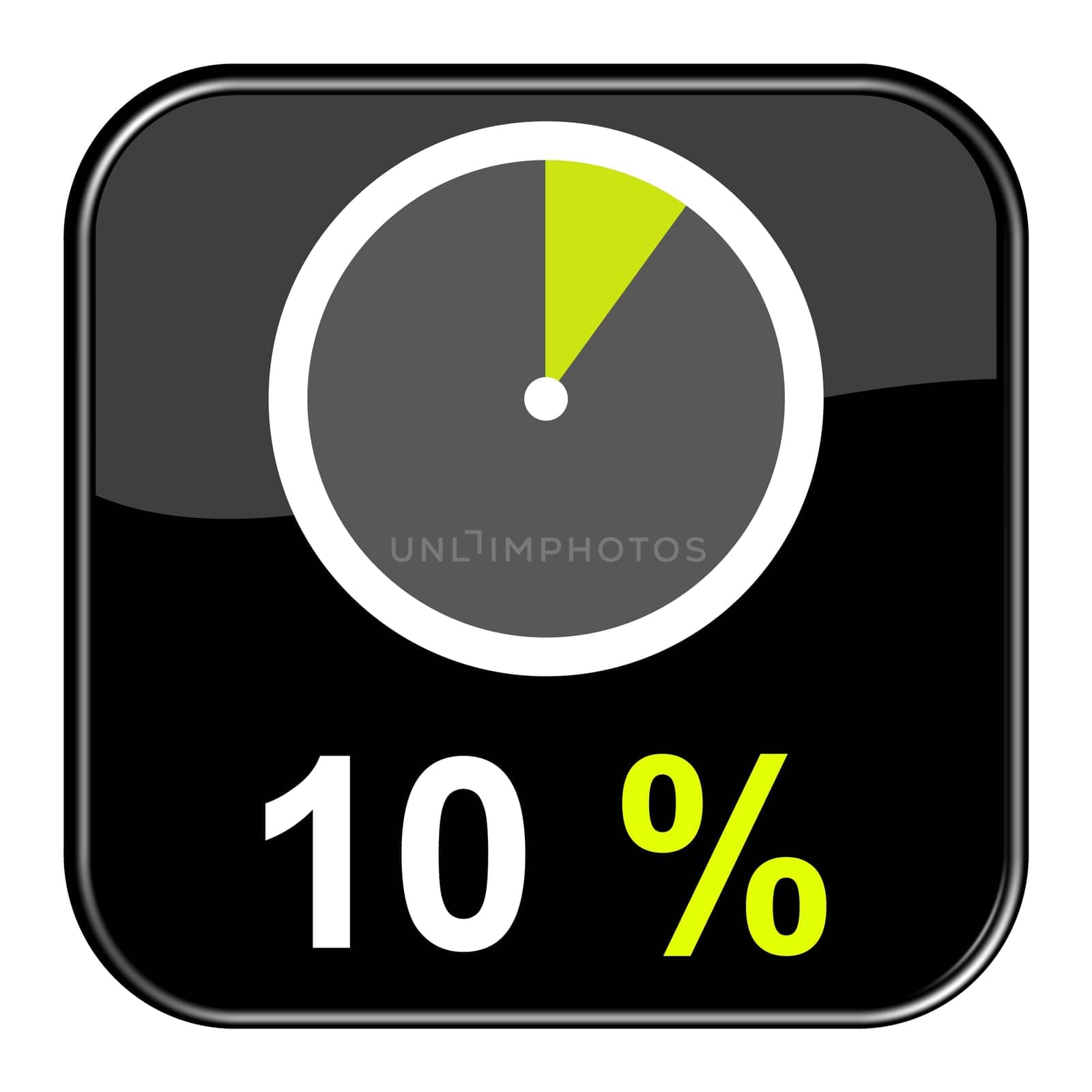 Web Button: 10% percent