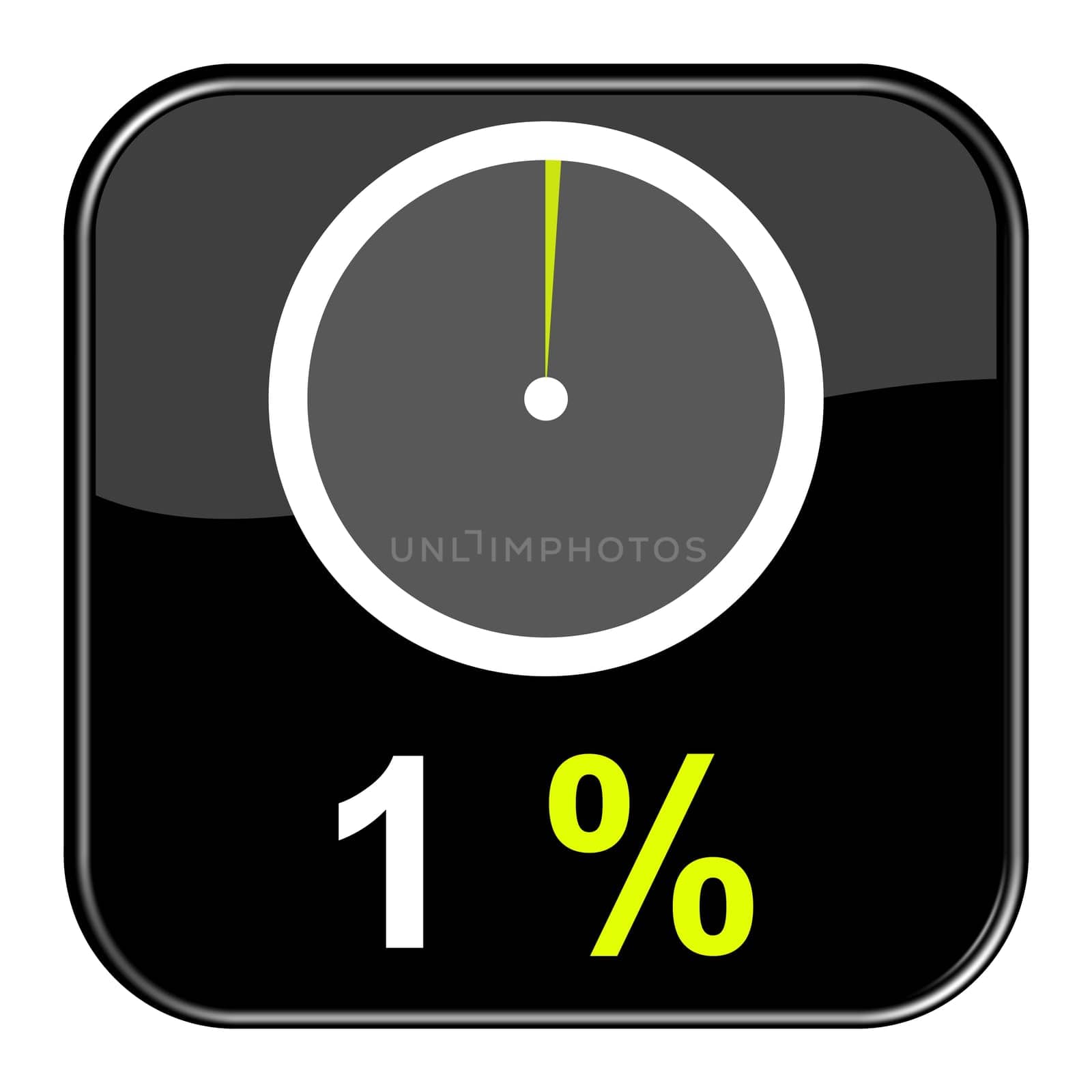 Web Button: 1% percent