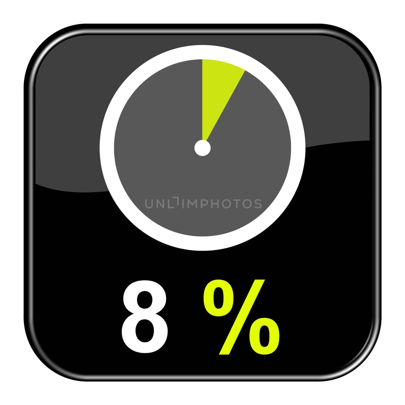 Web Button: 8% percent