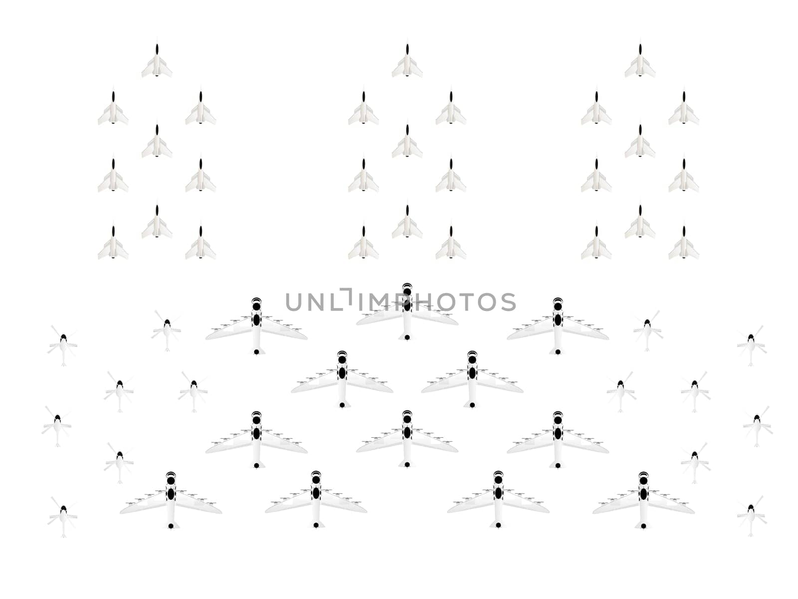 Air force army drawing for games., isolated objects on white background