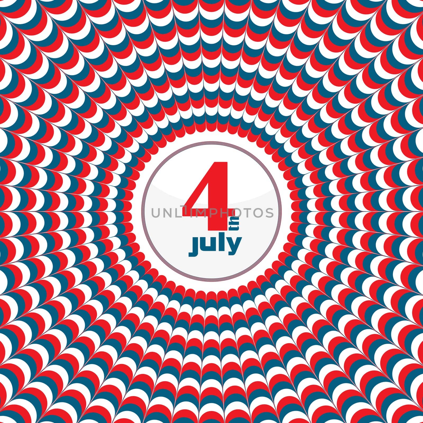 Independence day design in national colors