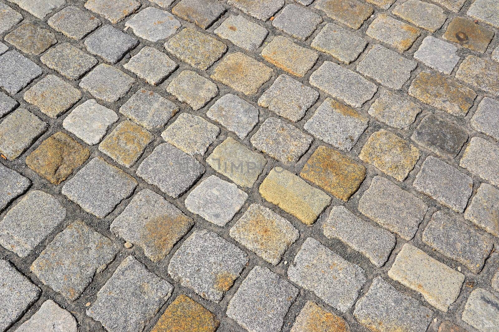 Cobblestones on a street