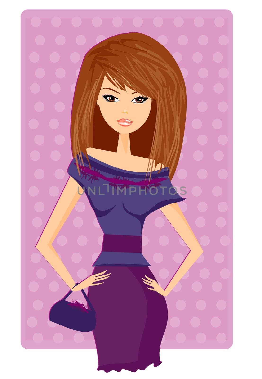 shopping fashion elegant girl