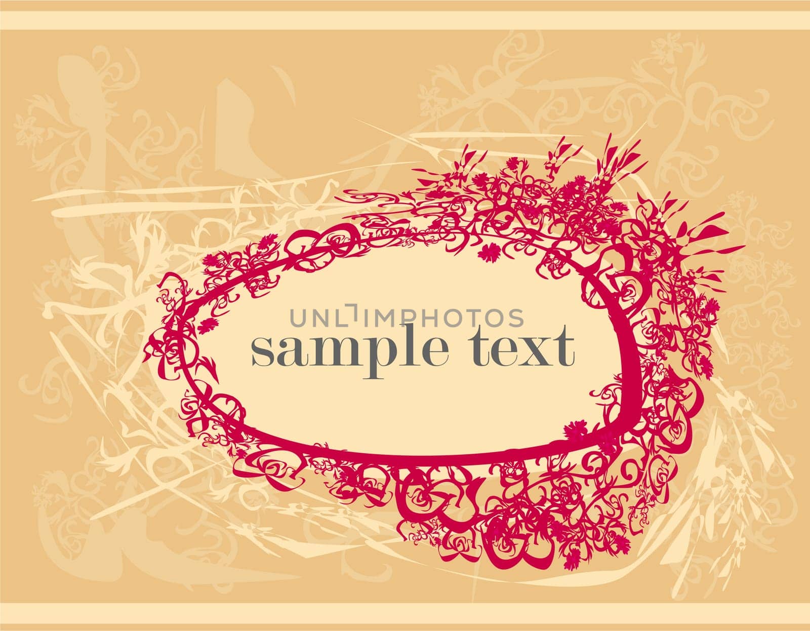 abstract frame with space for your text