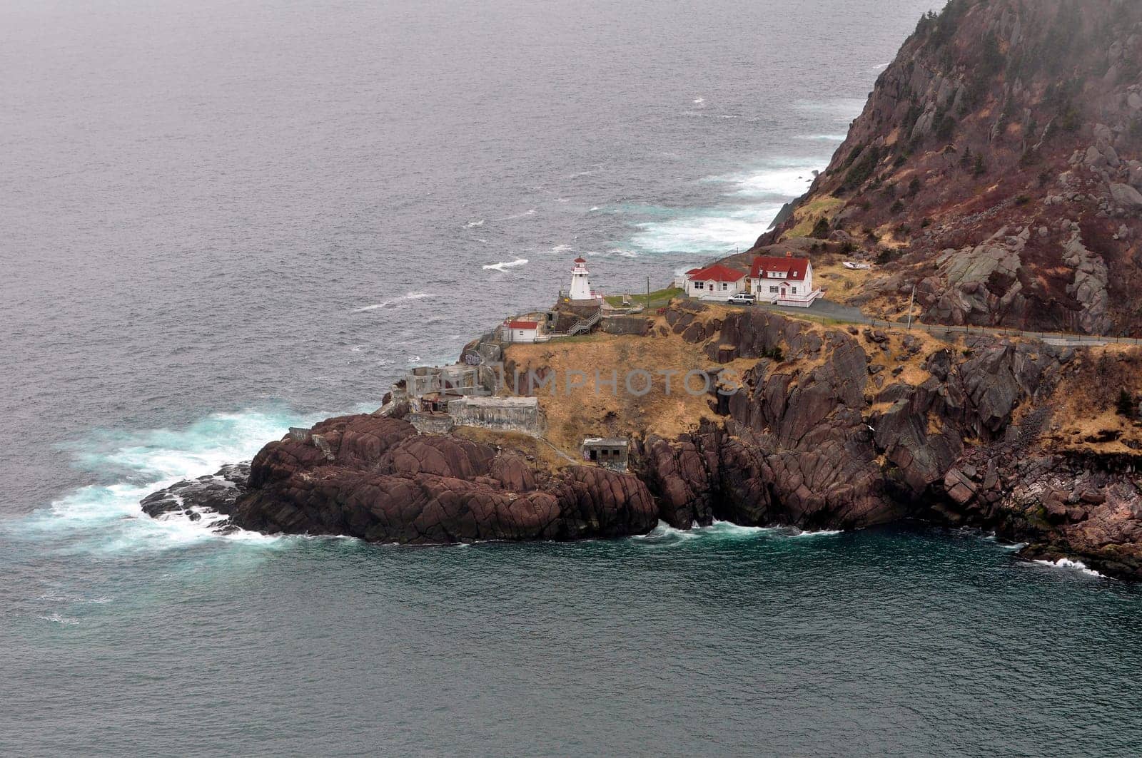 The Narrows lighthouse, Saint John's, Newfoundland, Canada.