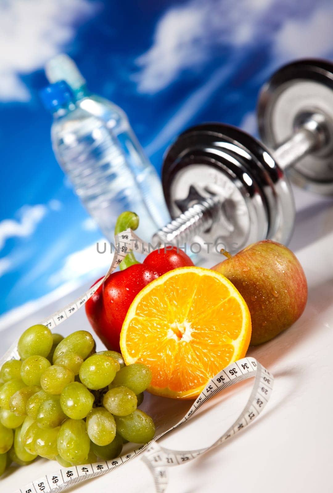 Healthy lifestyle concept, Diet and fitness