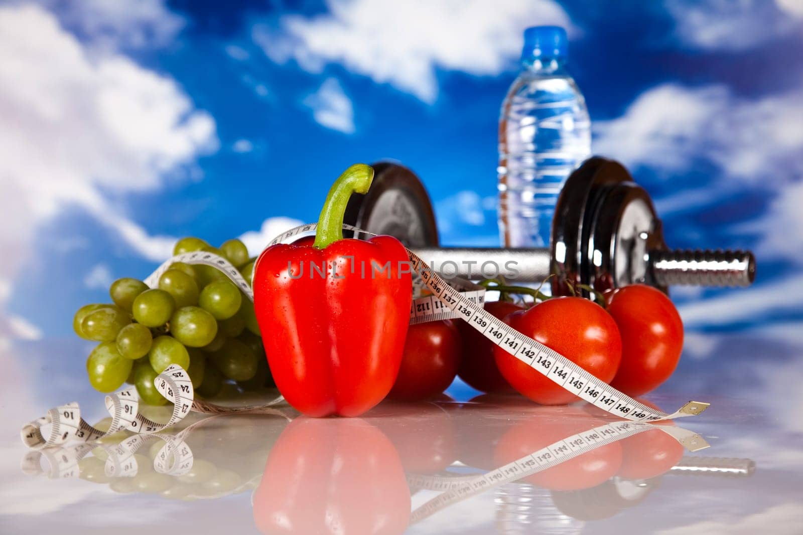 Healthy lifestyle concept, Diet and fitness