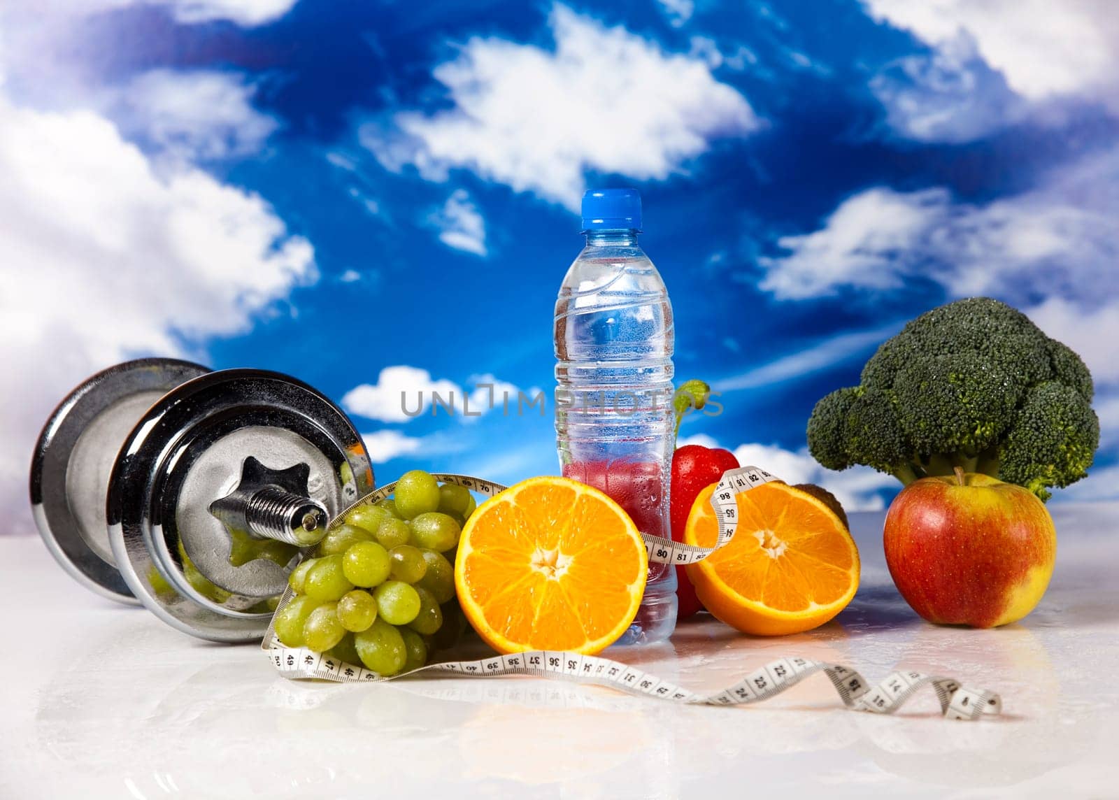 Healthy lifestyle concept, Diet and fitness