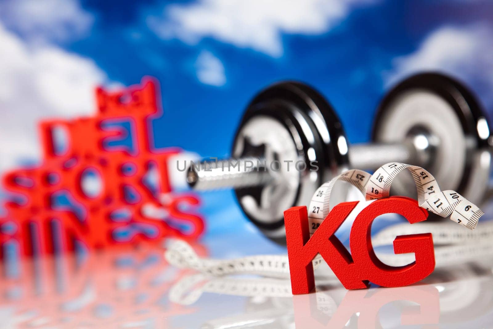 Healthy lifestyle concept, Diet and fitness