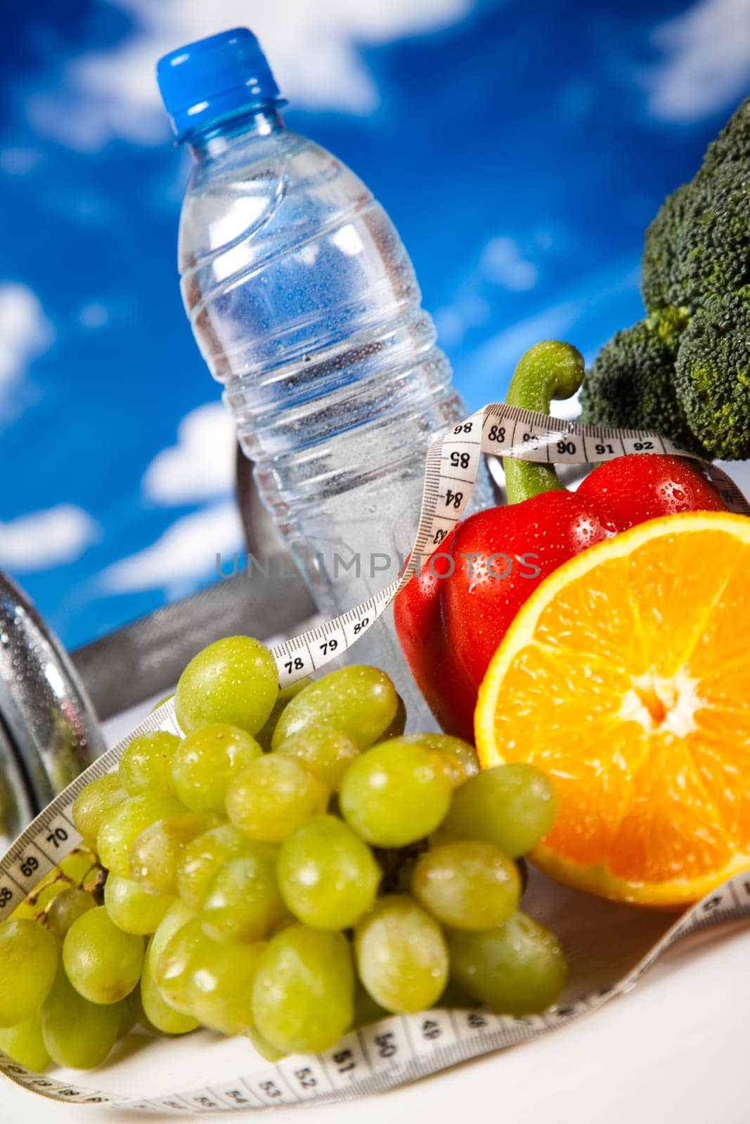 Healthy lifestyle concept, Diet and fitness