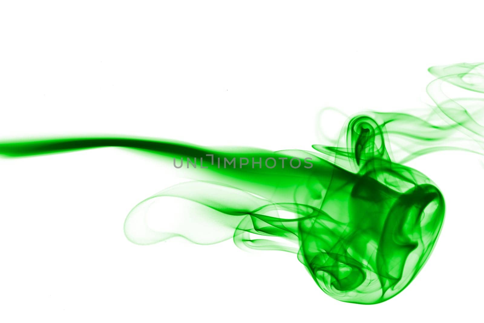 wallpaper with smoke isolated on black background