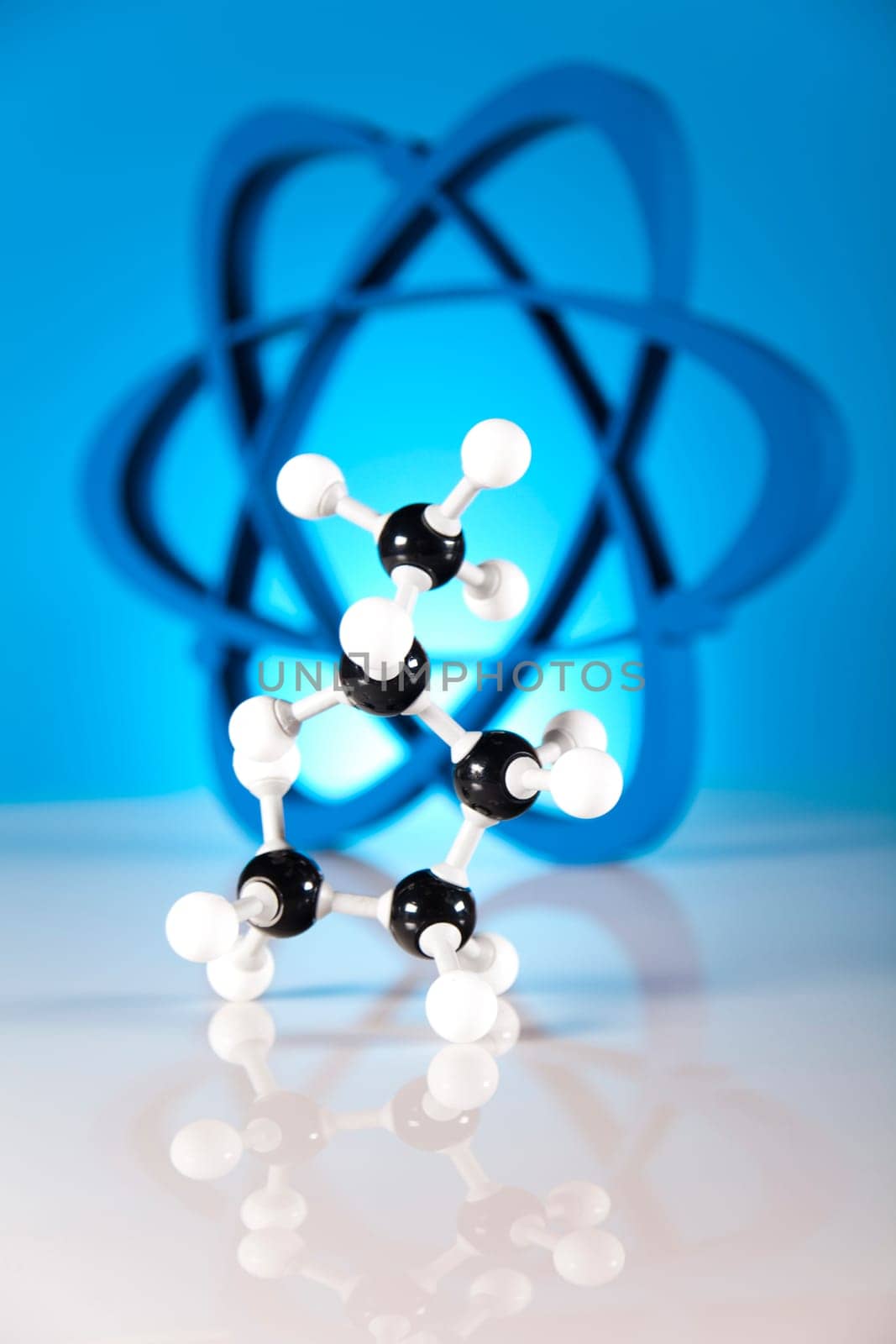 Atom, Molecules model, Laboratory