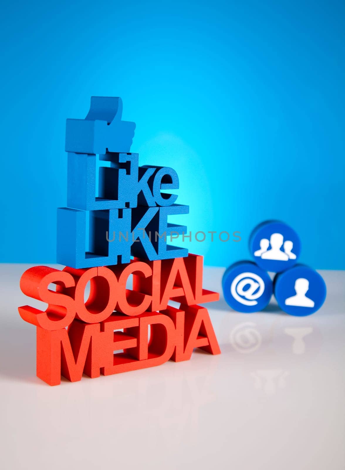 Like, Internet concept