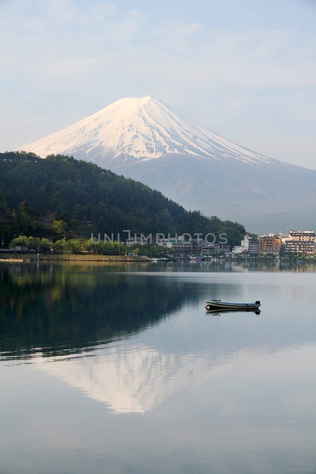Mt Fuji view from Kawaguchiko lake, Japan