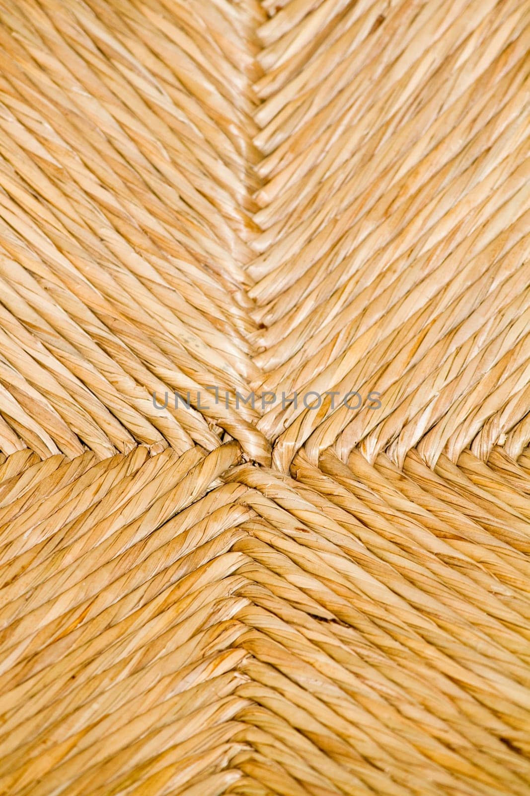 Texture of a traditional handcrafted technic of chair construction made with rattan palm plant by the Portuguese.
