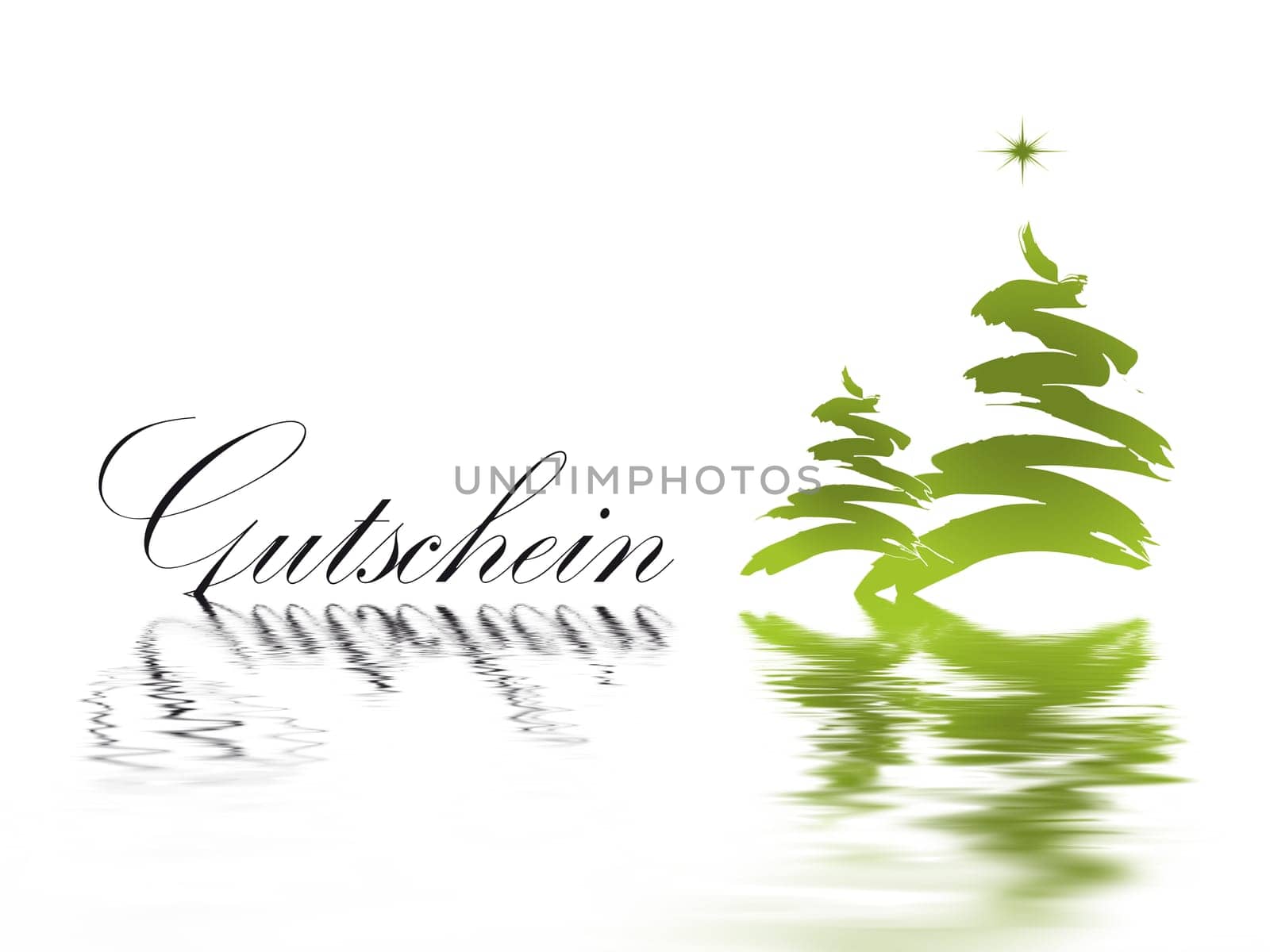 Christmas tree traditional without isolated without background